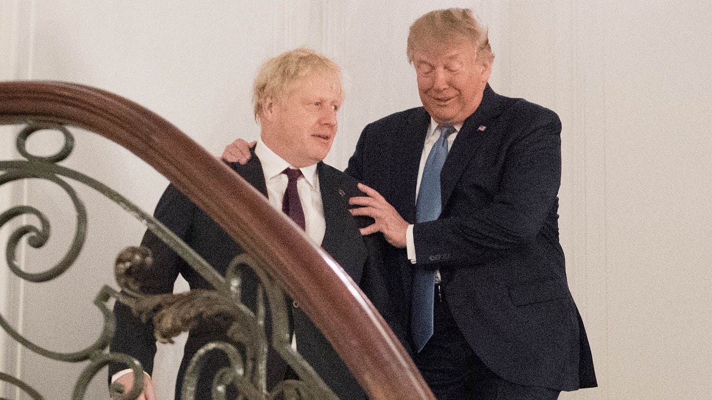 Boris Johnson brands Donald Trump 'the previous president' after  'refreshing' chat with Joe Biden | Politics News | Sky News