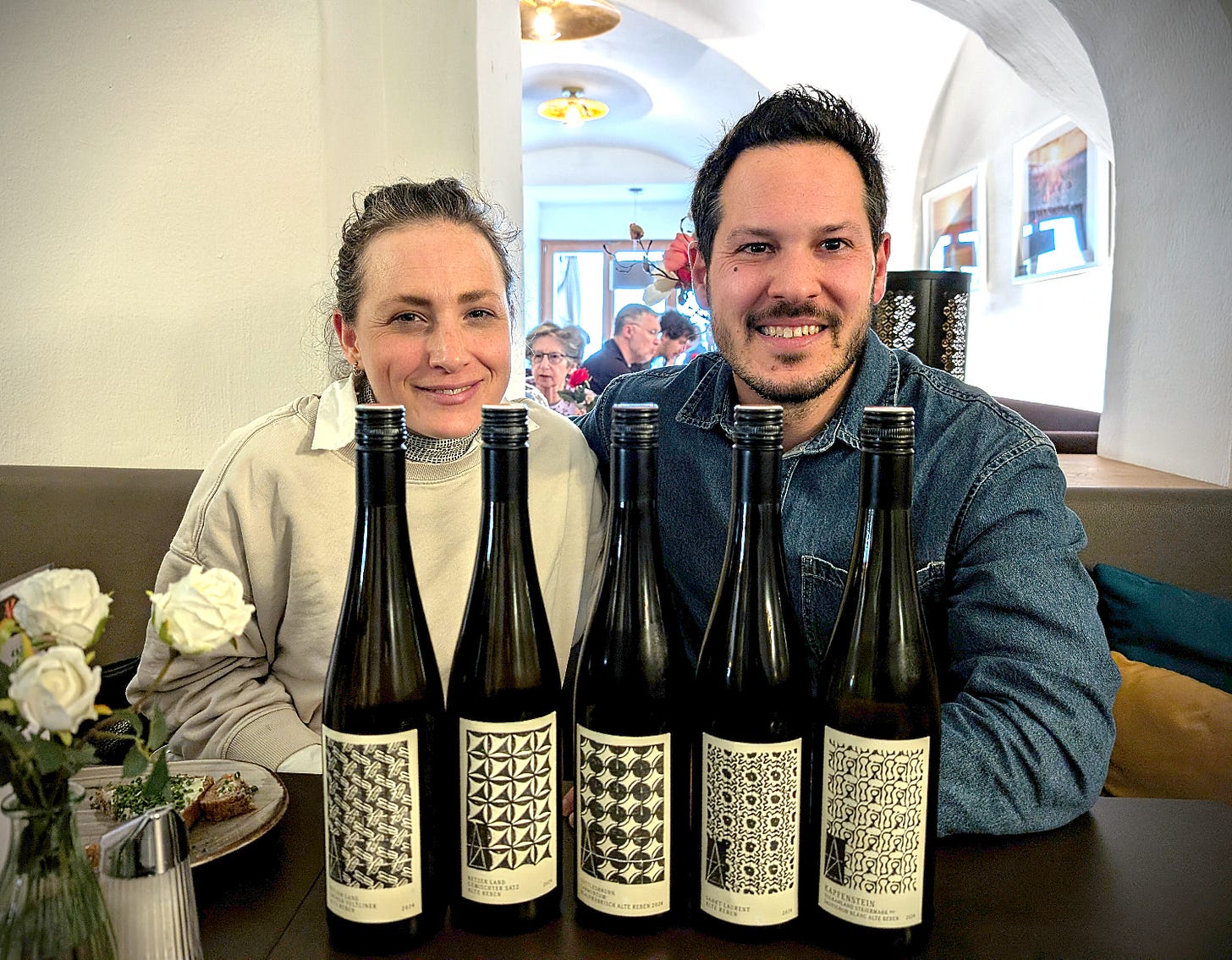 Hilary Merzbacher and Alex Zahel in Altesbackhaus, Eisenstadt.