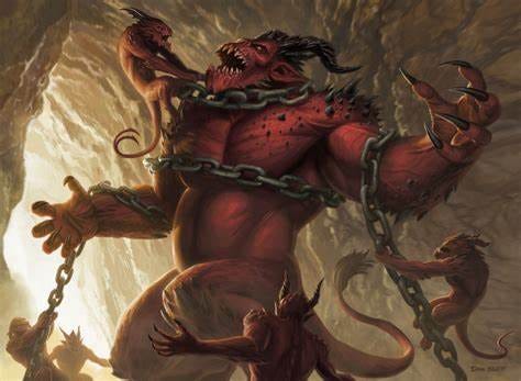 Chained Brute MtG Art from Jumpstart Set by Dan Scott - Art of Magic ...