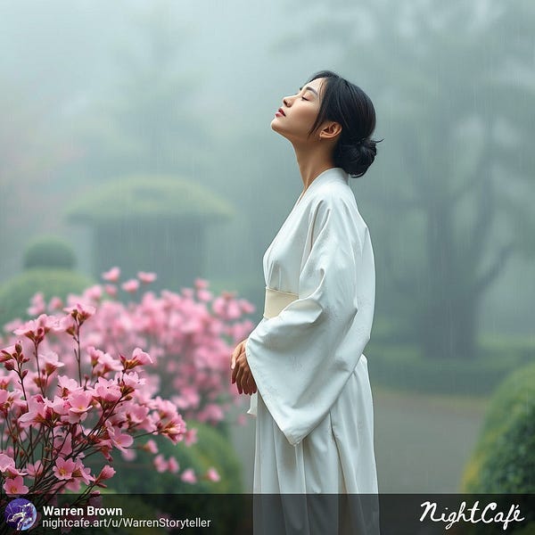 Woman in Garden