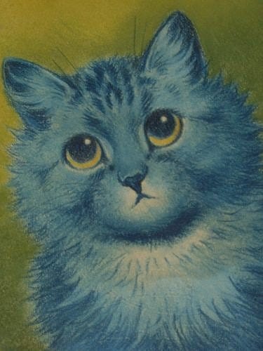 Blue Cat, 1932 - Louis Wain