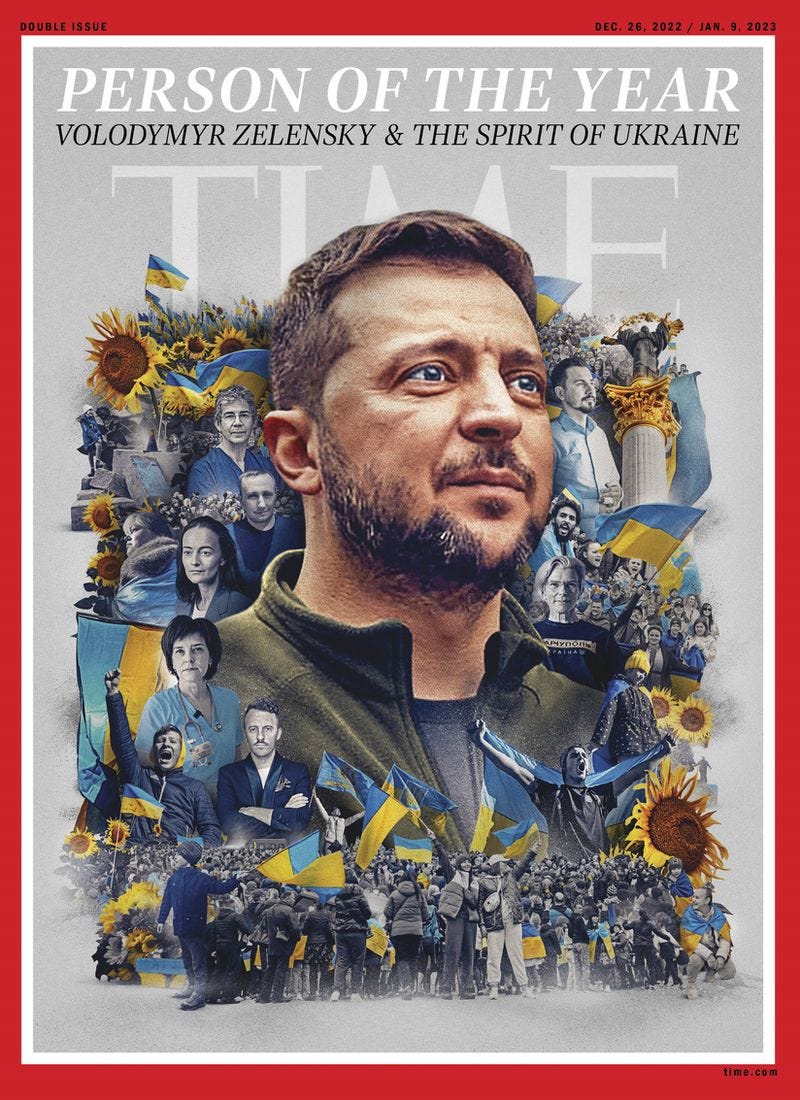 Volodymyr Zelensky is Time Magazine's 2022 Person of the Year - BBC News