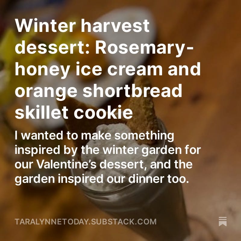 winter dessert recipe