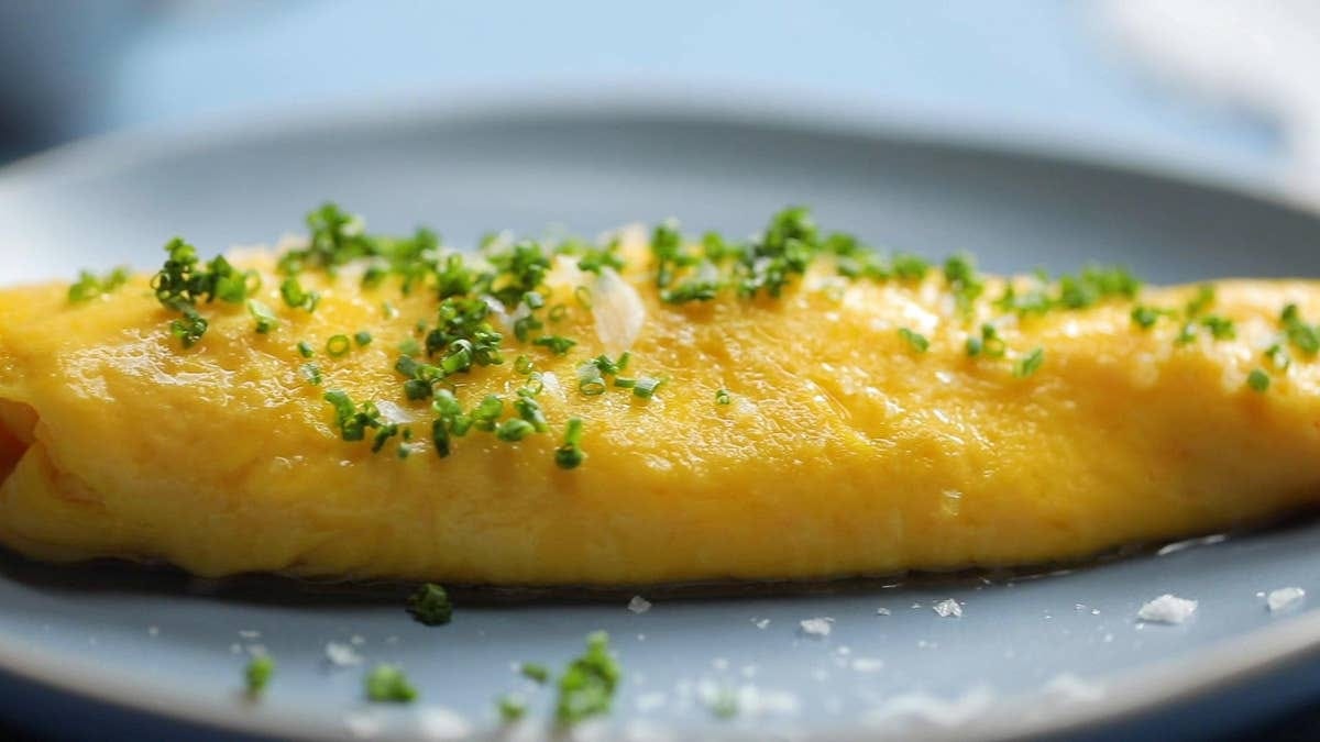 Classic French Omelette Recipe by Tasty