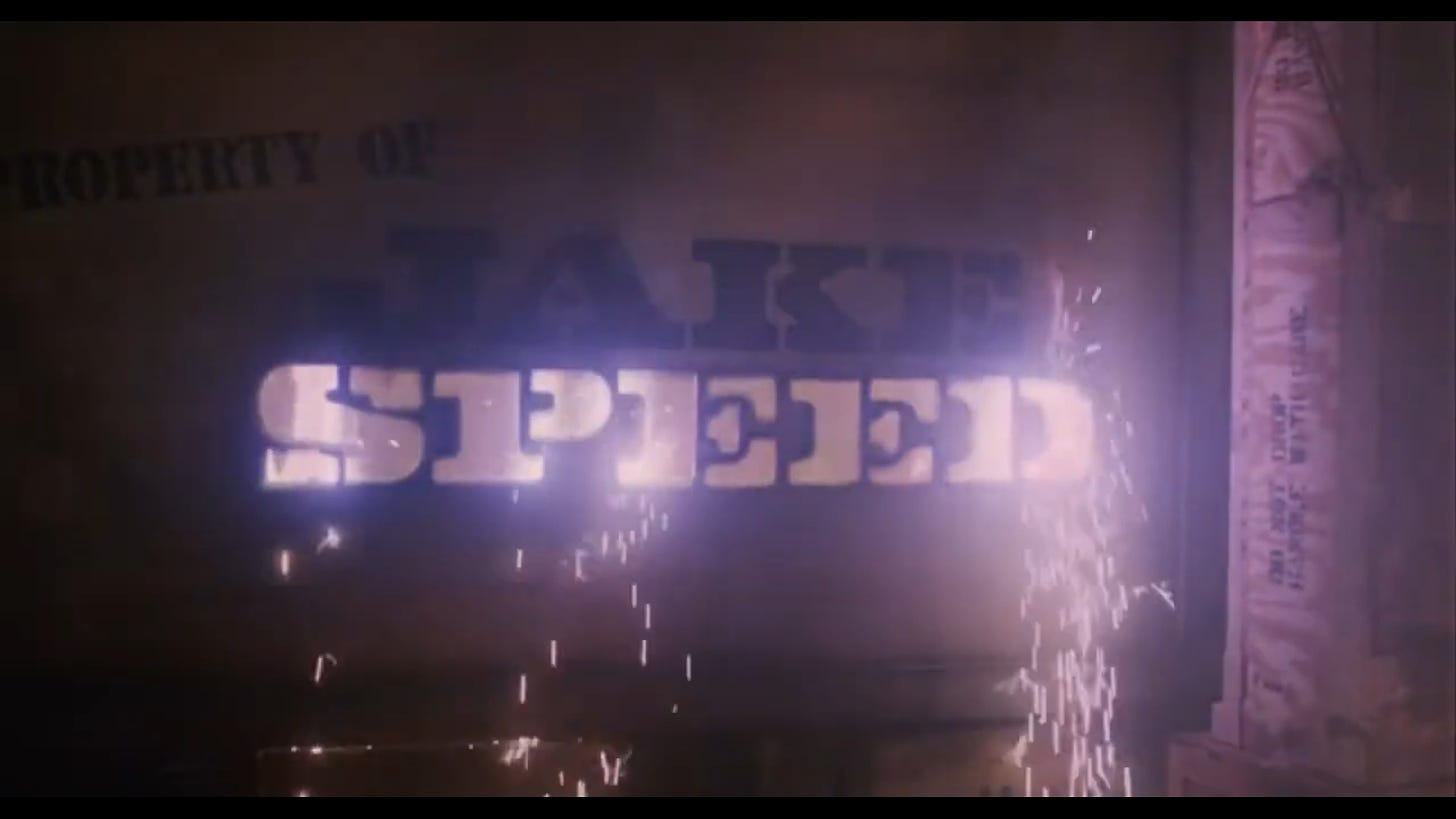 Jake Speed (1986) title screen