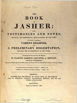 Index:The book of Jasher (Jacob Ilive, 1829).djvu - Wikisource, the free  online library
