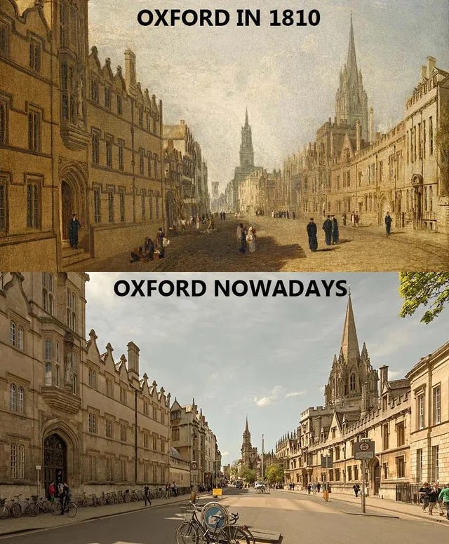 Oxford then and now