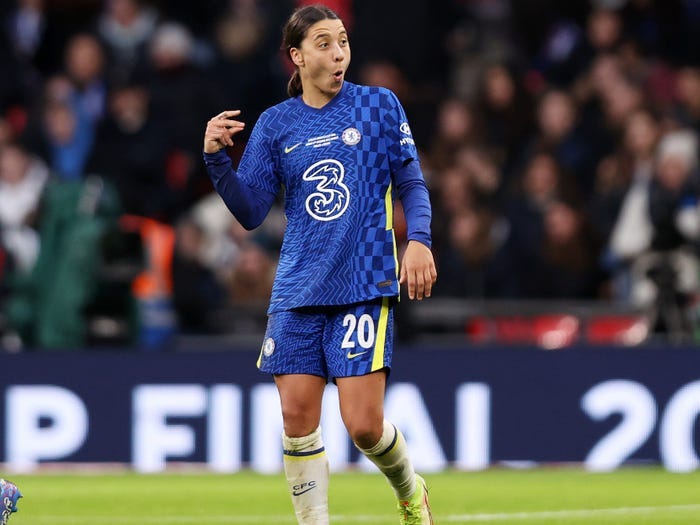 Sam Kerr 'Put on a Show' for Girlfriend Kristie Mewis in FA Cup Final