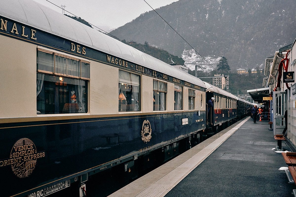 The Glamorous Venice Simplon-Orient-Express Train Journey Into the French  Alps - Fathom