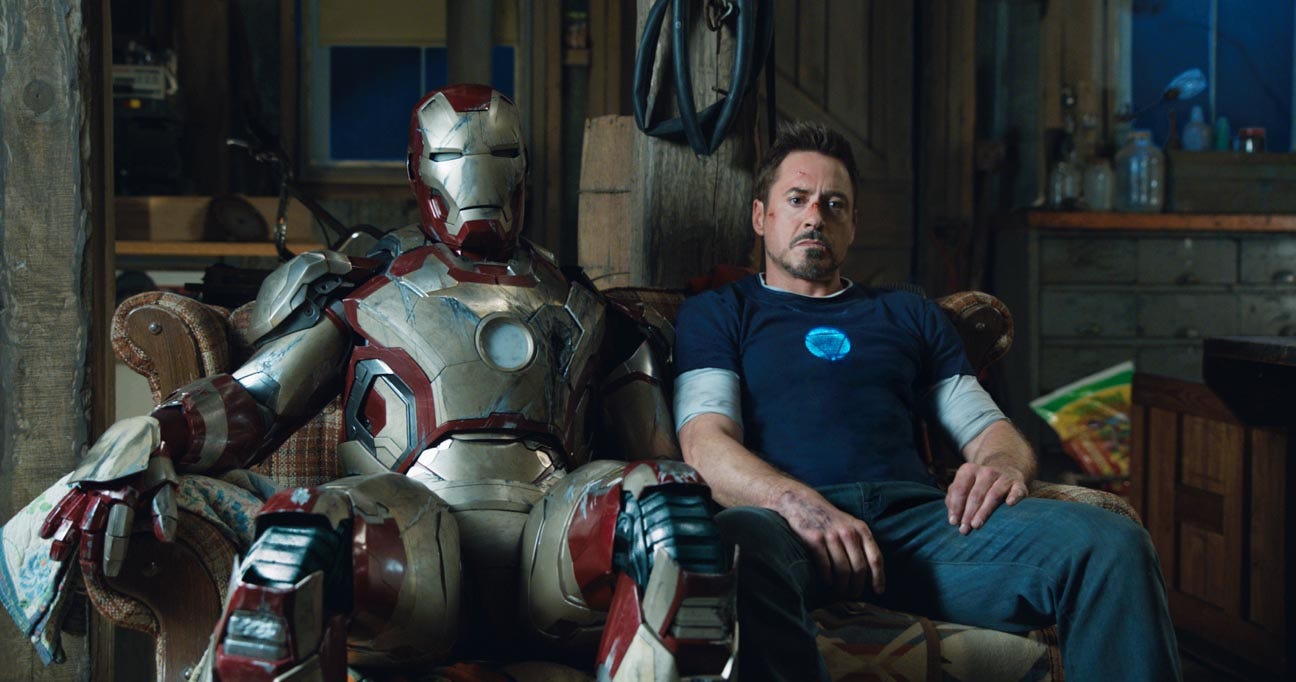 Still from Iron Man 3 (2013) | Airplane Mode