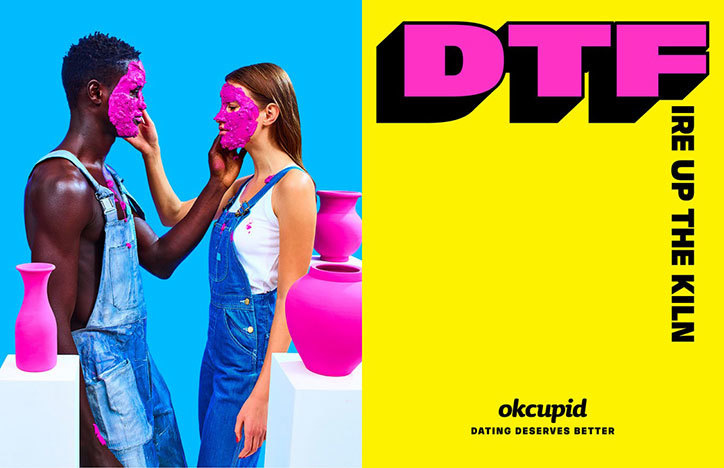 Maurizio Cattelan and Pierpaolo Ferrari with Wieden + Kennedy New York: OkCupid
