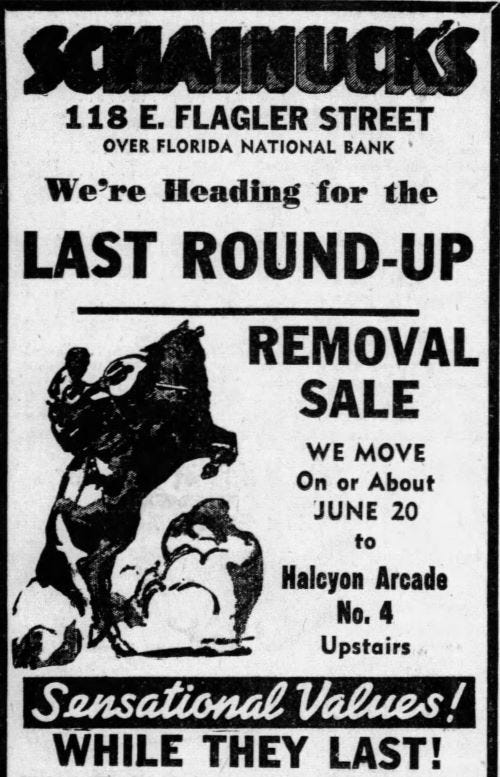 Figure 3: Ad in Miami News on June 12, 1936.
