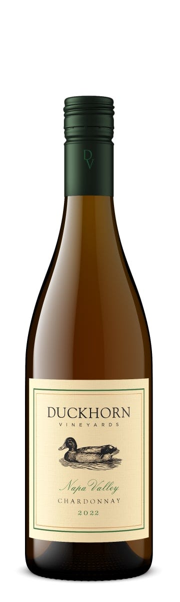 Duckhorn Napa Valley Chardonnay 2022  Front Bottle Shot