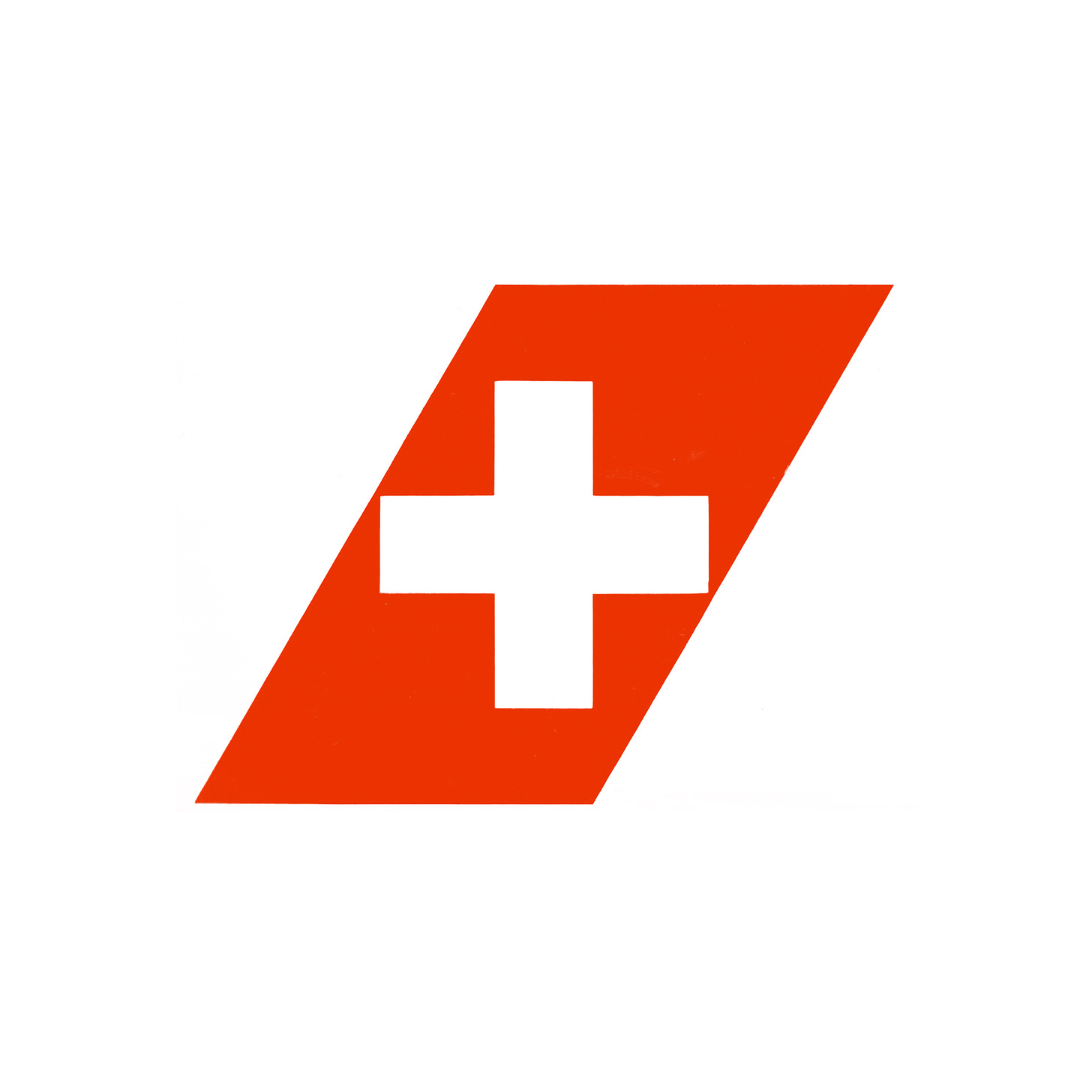 Swissair logo by Karl Gerstner, 1978