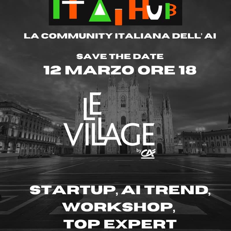 Cover Image for Italian Ai Hub- March Edition "The New Ai Society"