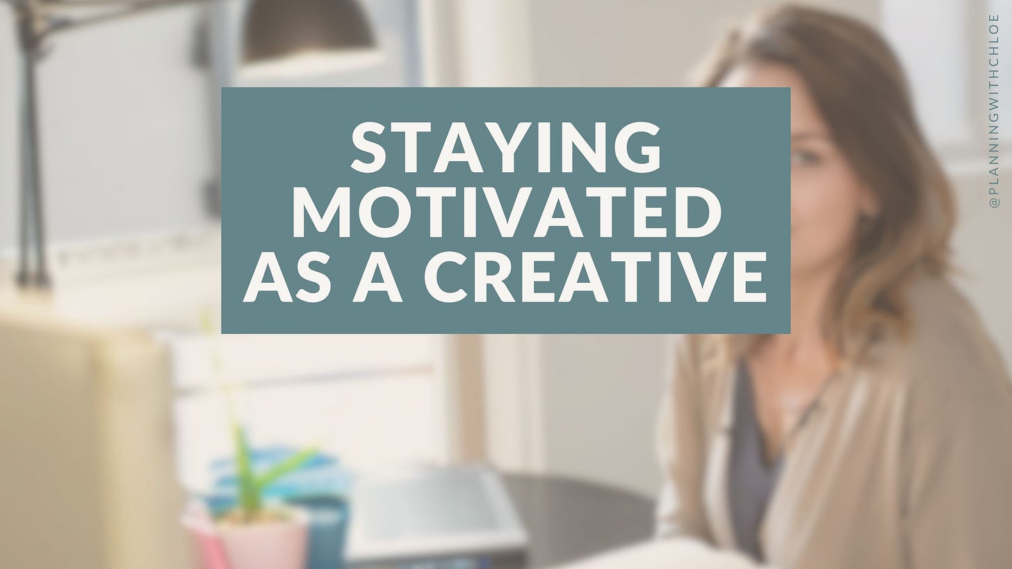 How to Stay Motivated Throughout a Project as a Solo Business Owner.