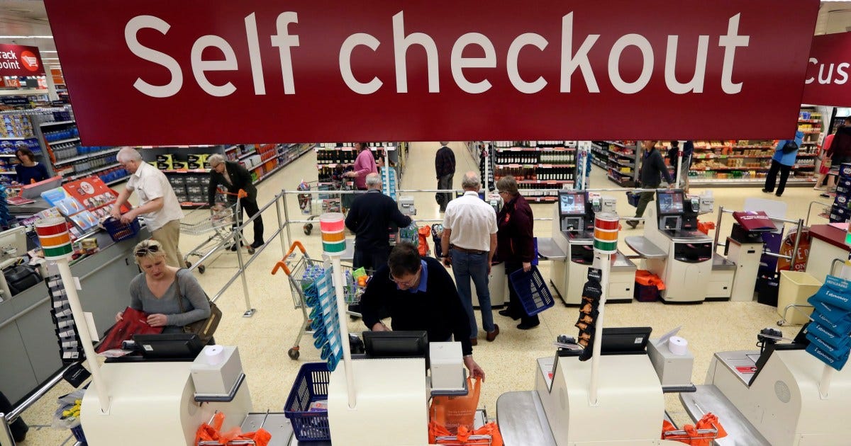 Old people feel 'shut out' by 'unfriendly' self-service checkouts, charity  warns | Metro News