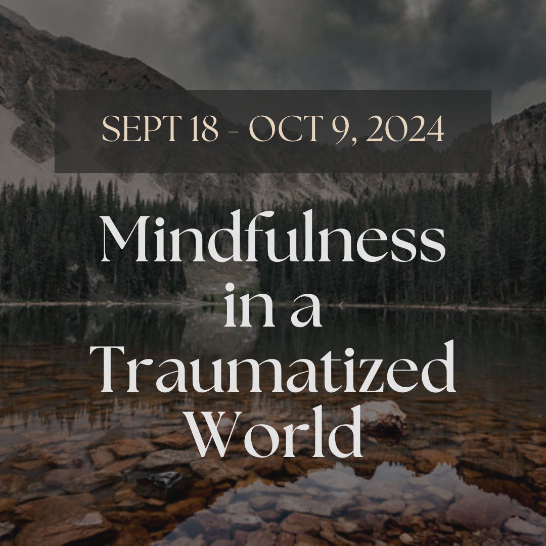 Mindfulness in a Traumatized World