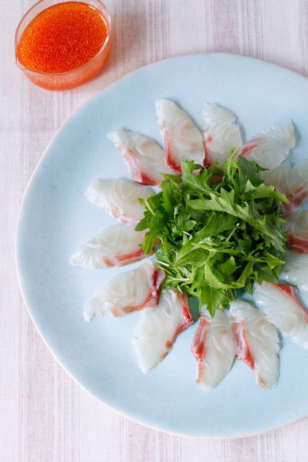Sea bream sashimi photo, from sushi at home book