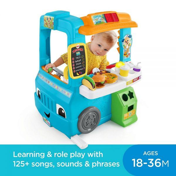 Fisher-Price Laugh & Learn Servin' Up Fun Food Truck  2019 hottest holiday toys gift ideas