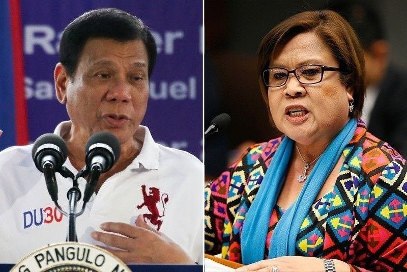 Duterte unfazed by De Lima helping ICC