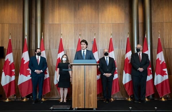 Prime Minister Justin Trudeau on Monday.