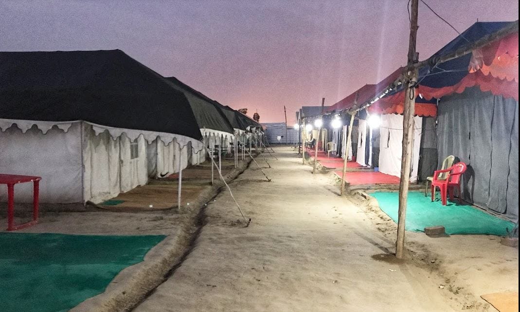 Kumbh Mela - the tent city