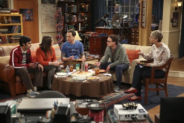 big bang theory gang talking intimacy for sheldon penny 2015