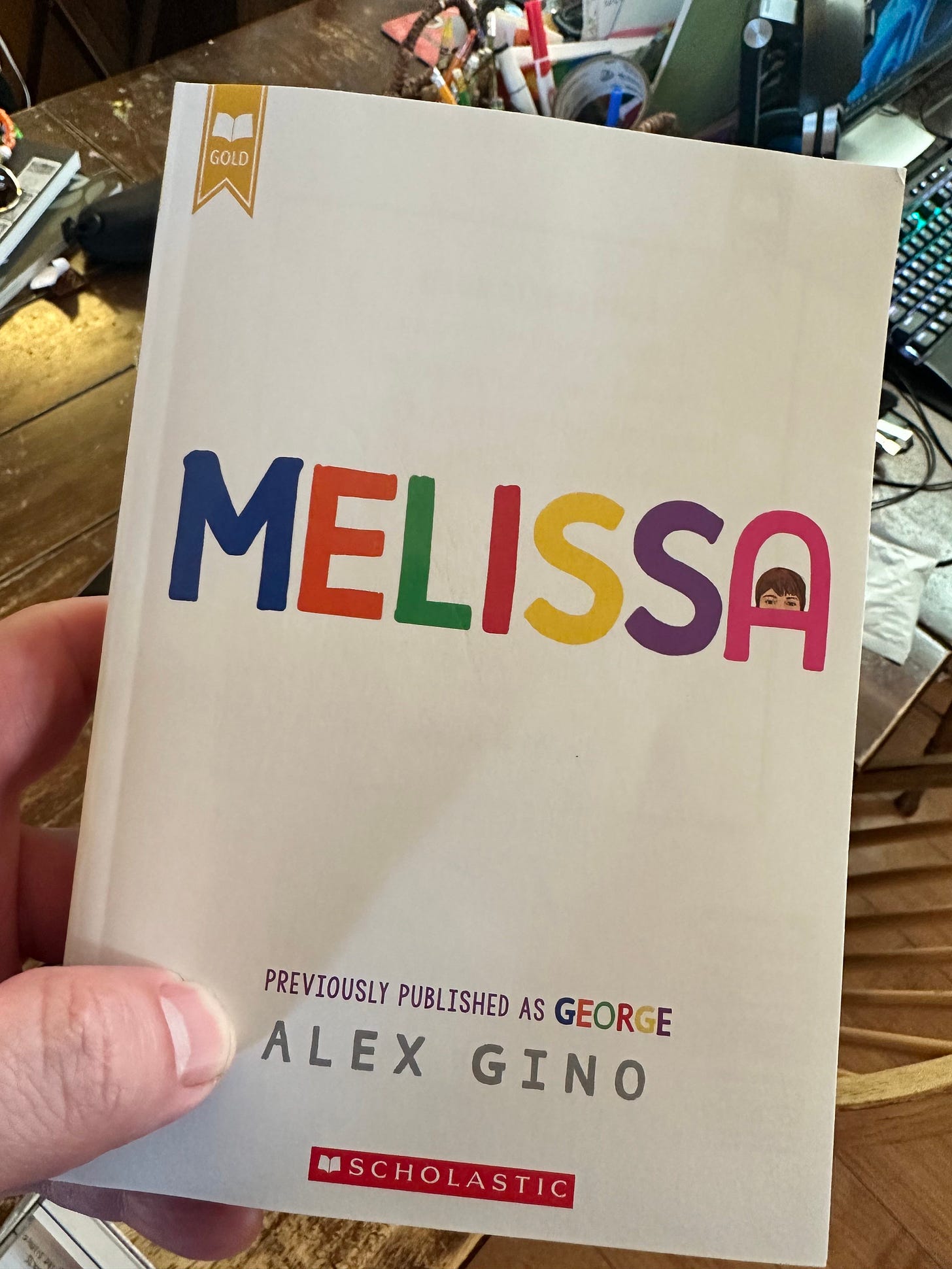 image of a book, Melissa by Alex Gino
