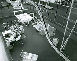 A high angle view of a factory

Description automatically generated