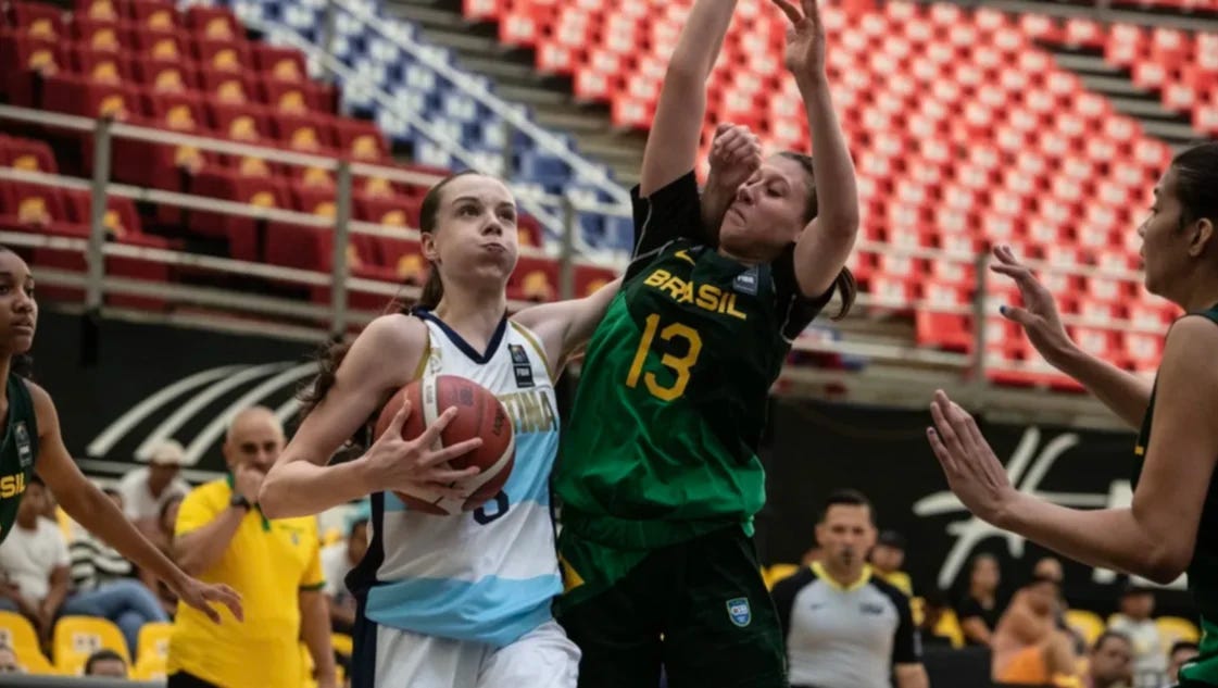 Argentina también se sacó de encima a Brasil en el Sudamericano U15 Femenino