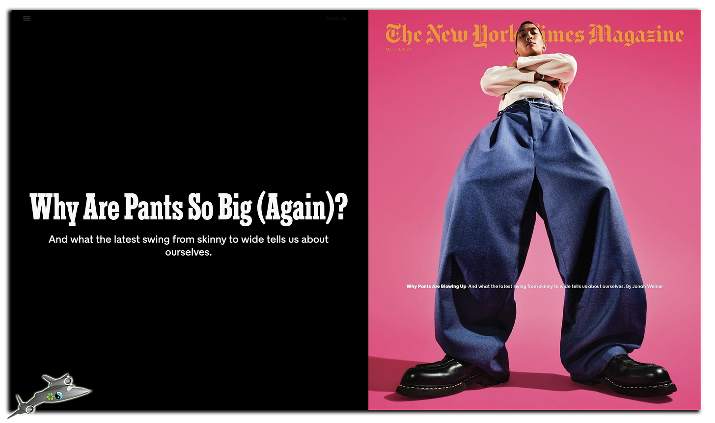 Why Are Pants So Big (Again)? - The New York Times