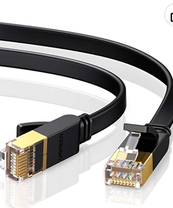 Cat7 flat ethernet cable