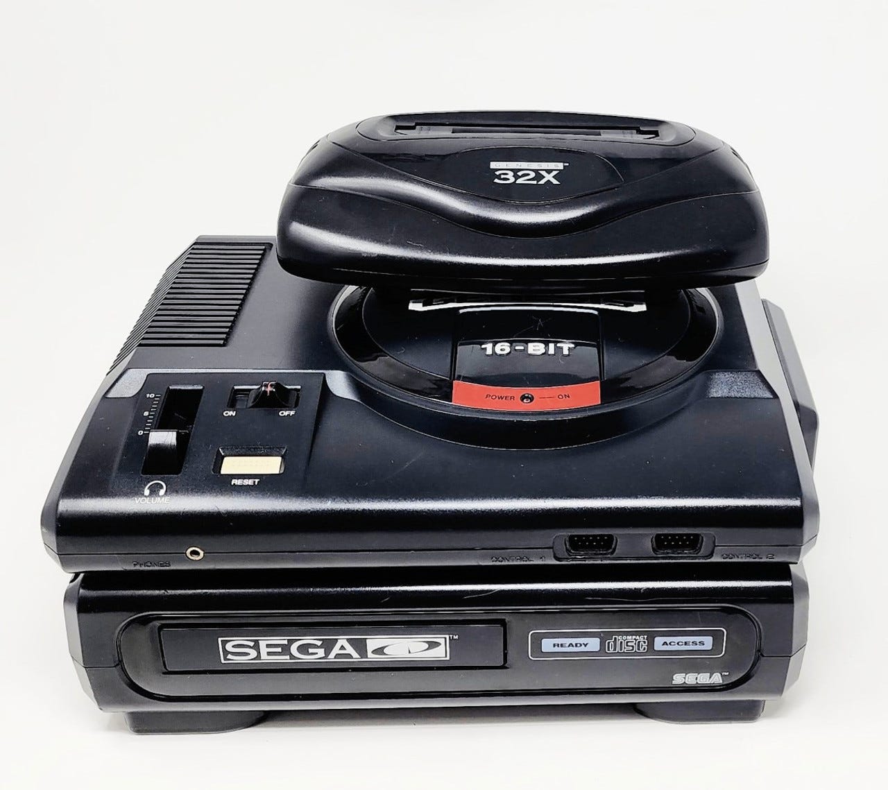 "Tower of Power" Sega Genesis / Sega CD / Sega 32X Console Bundle