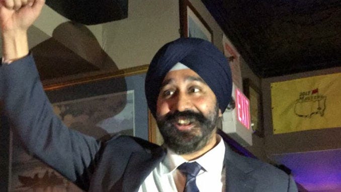 Ravi Bhalla muslim mayor glorify allah decision fake news alerts