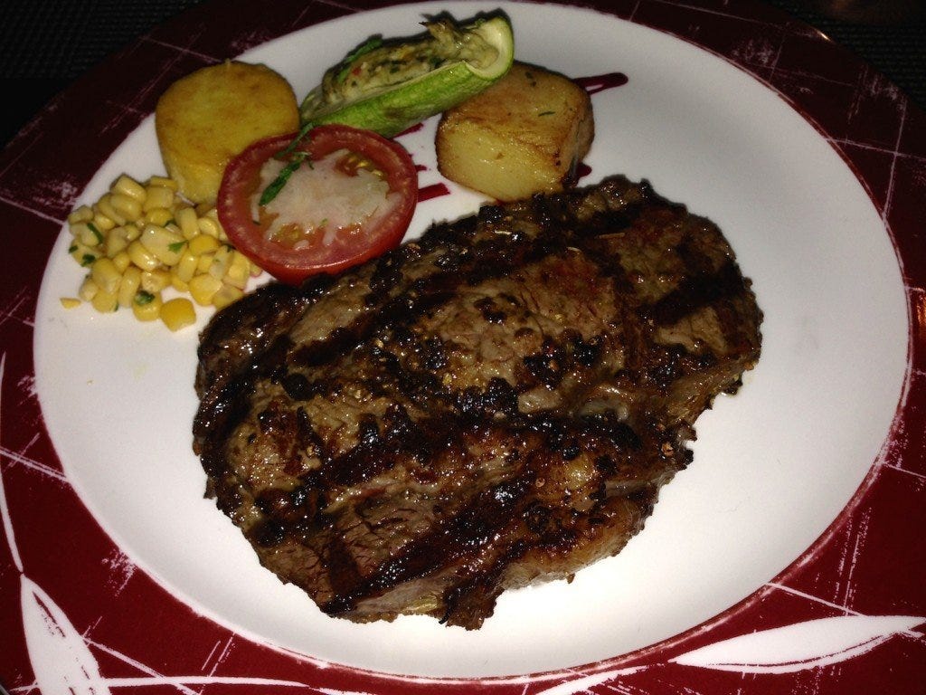 Rib eye steak