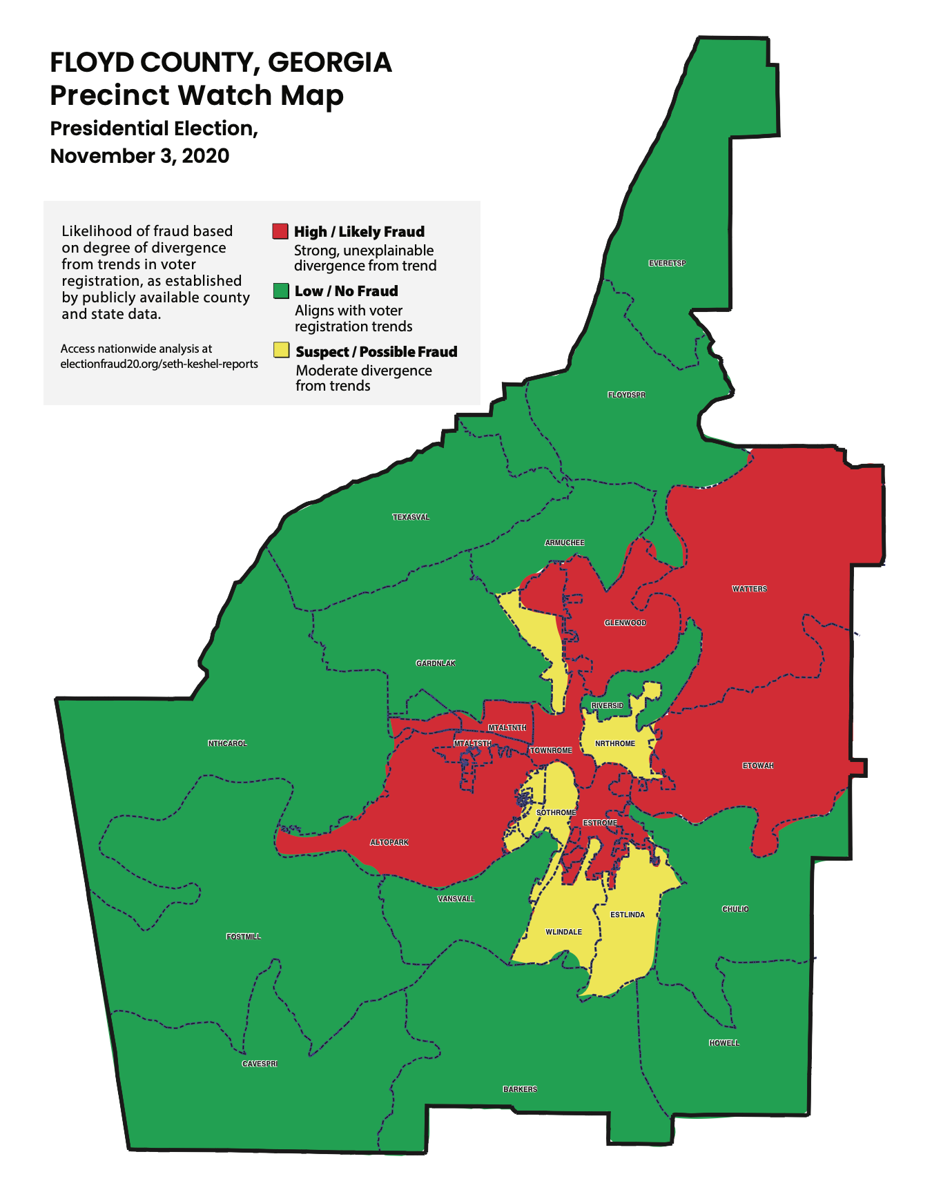 A map of a large red green and yellow area

Description automatically generated