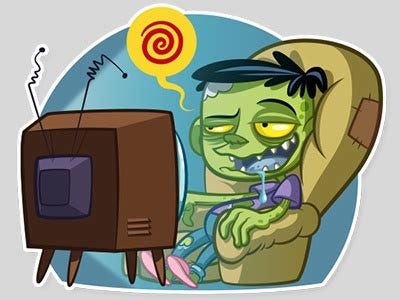 Zombie TV by Ilya Polutis on Dribbble
