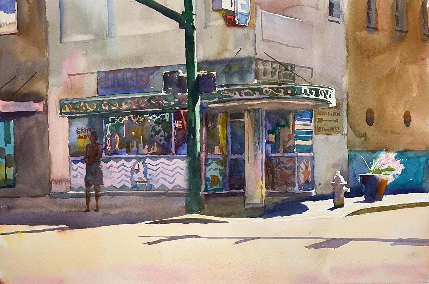 May be art of 1 person and street