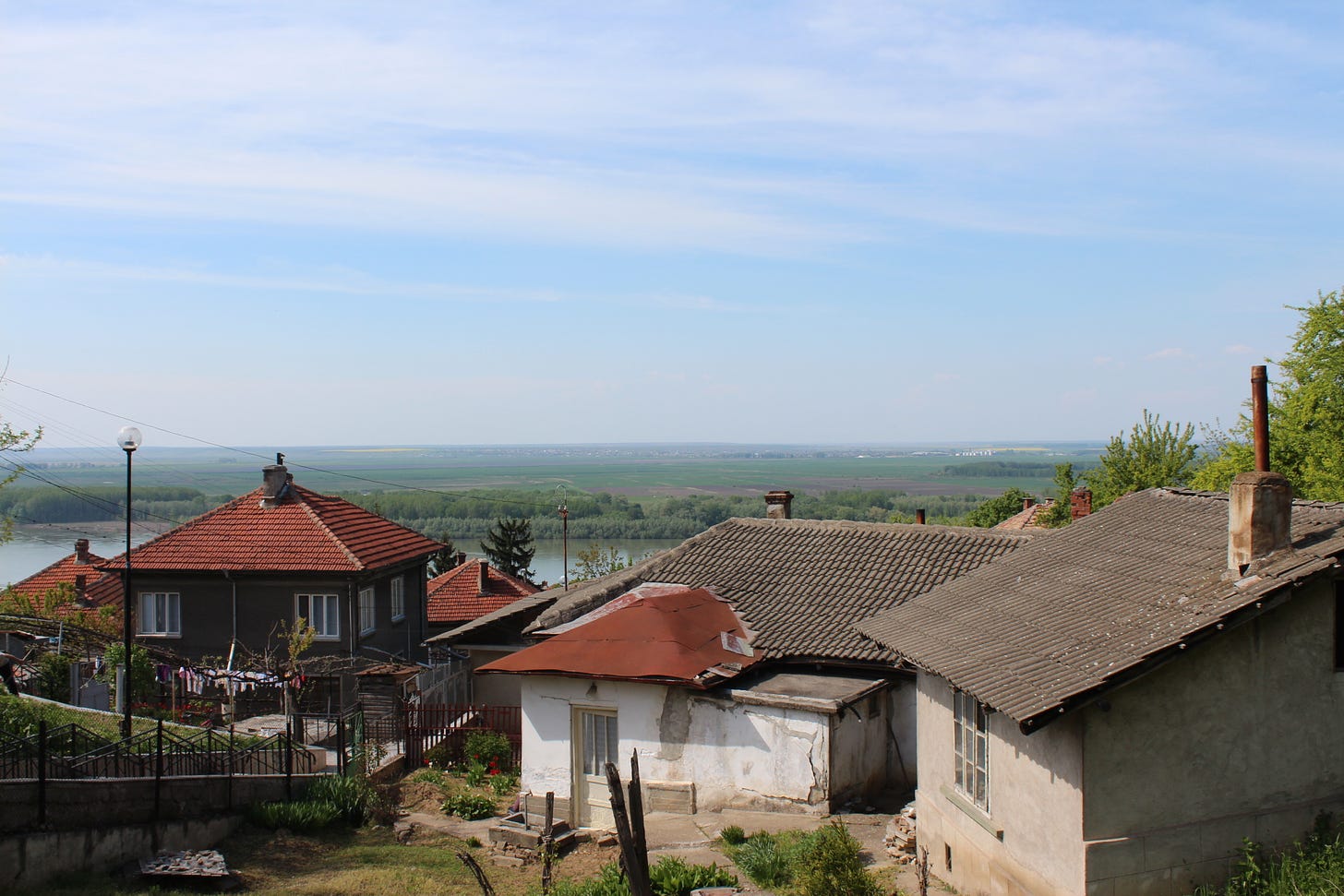 A sleepy Bulgarian village on the bank of the Danube.