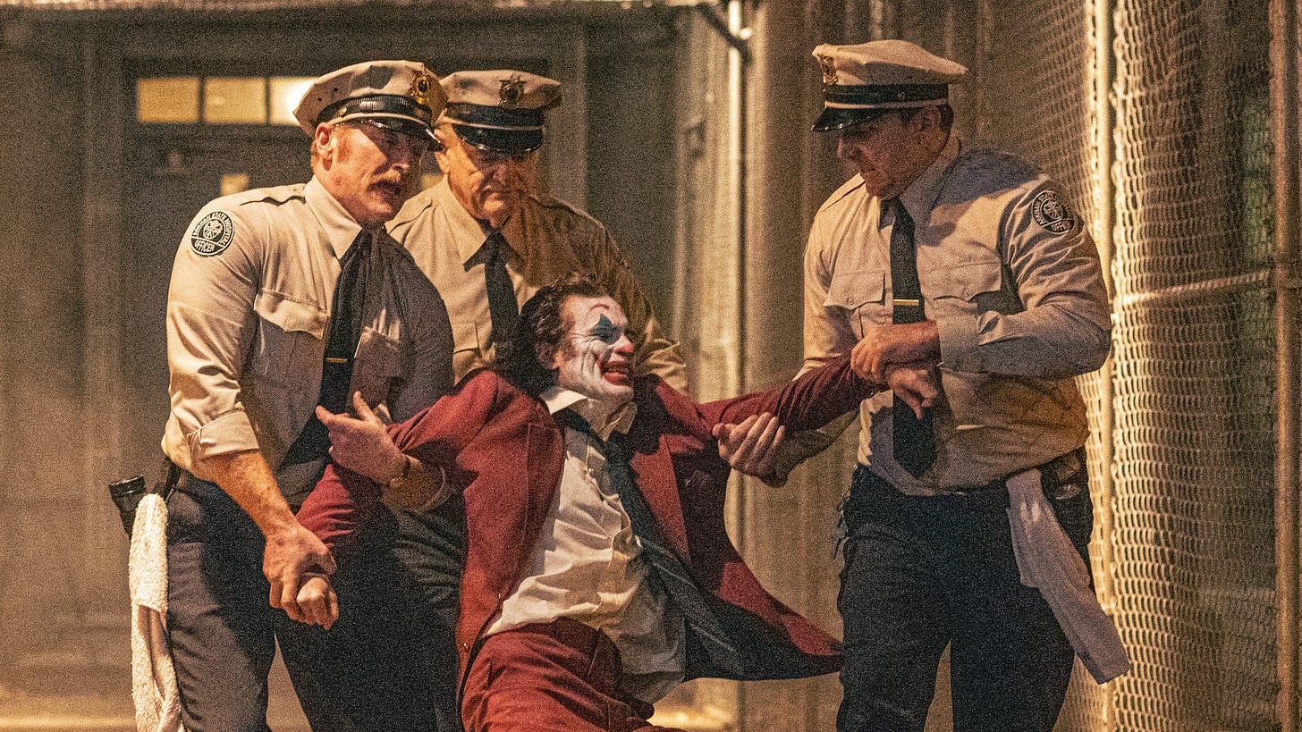 Joaquin Phoenix as Arthur Fleck in Joker: Folie à Deux