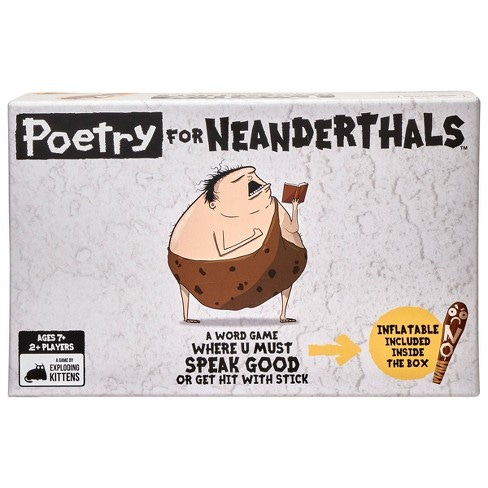 Poetry For Neanderthals Game By Exploding Kittens : Target