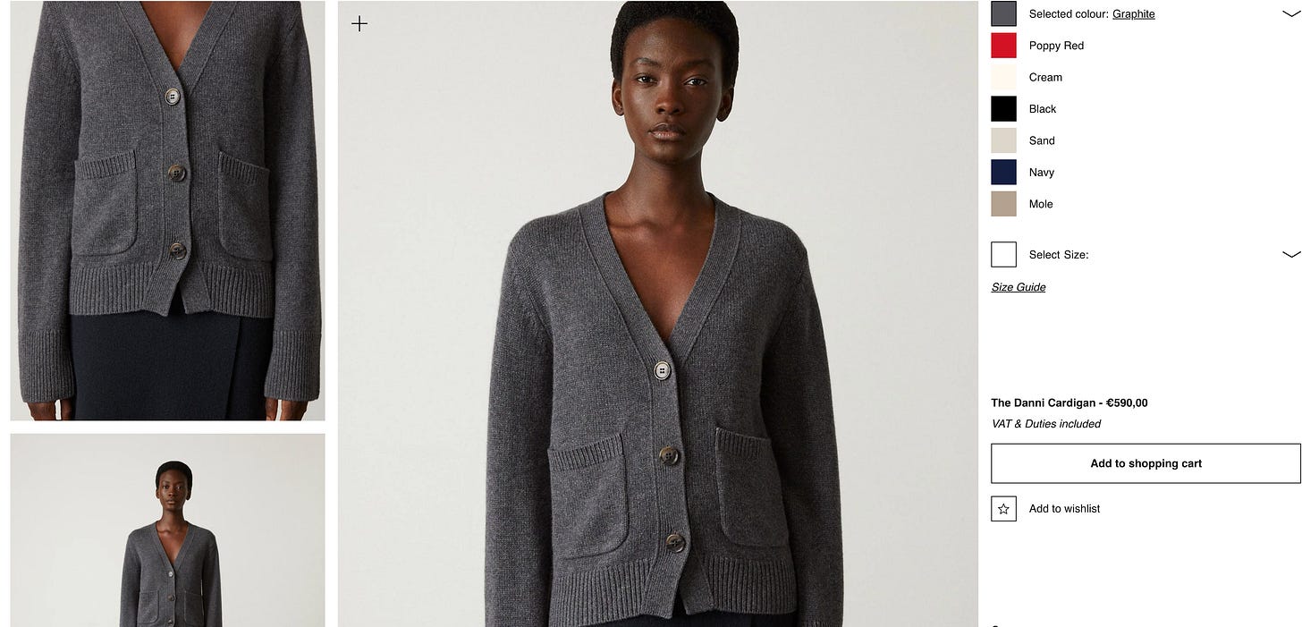 Danni Cashmere Cardigan