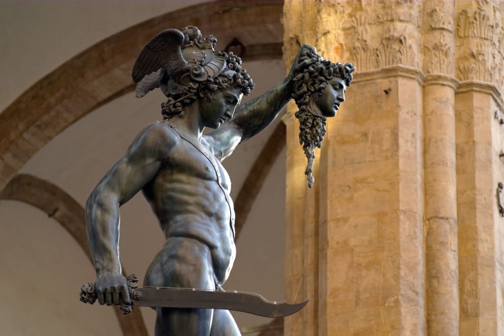 Perseus with the Head of Medusa by Benvenuto Cellini | Visit Tuscany