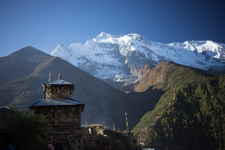 The sacred Tengboche Monastery in Nepal.