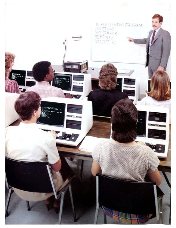 Illustration from Teaching and Computers (September 1983).
