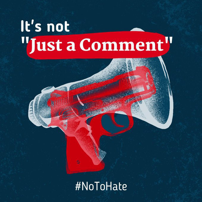 United Nations on X: "Hate speech can take many different forms. But no  matter what it looks like, hate speech has real consequences. Learn how you  can take action and say #NoToHate: