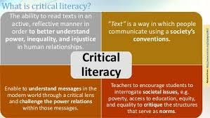 Image result for critical literacy Image result for critical literacy