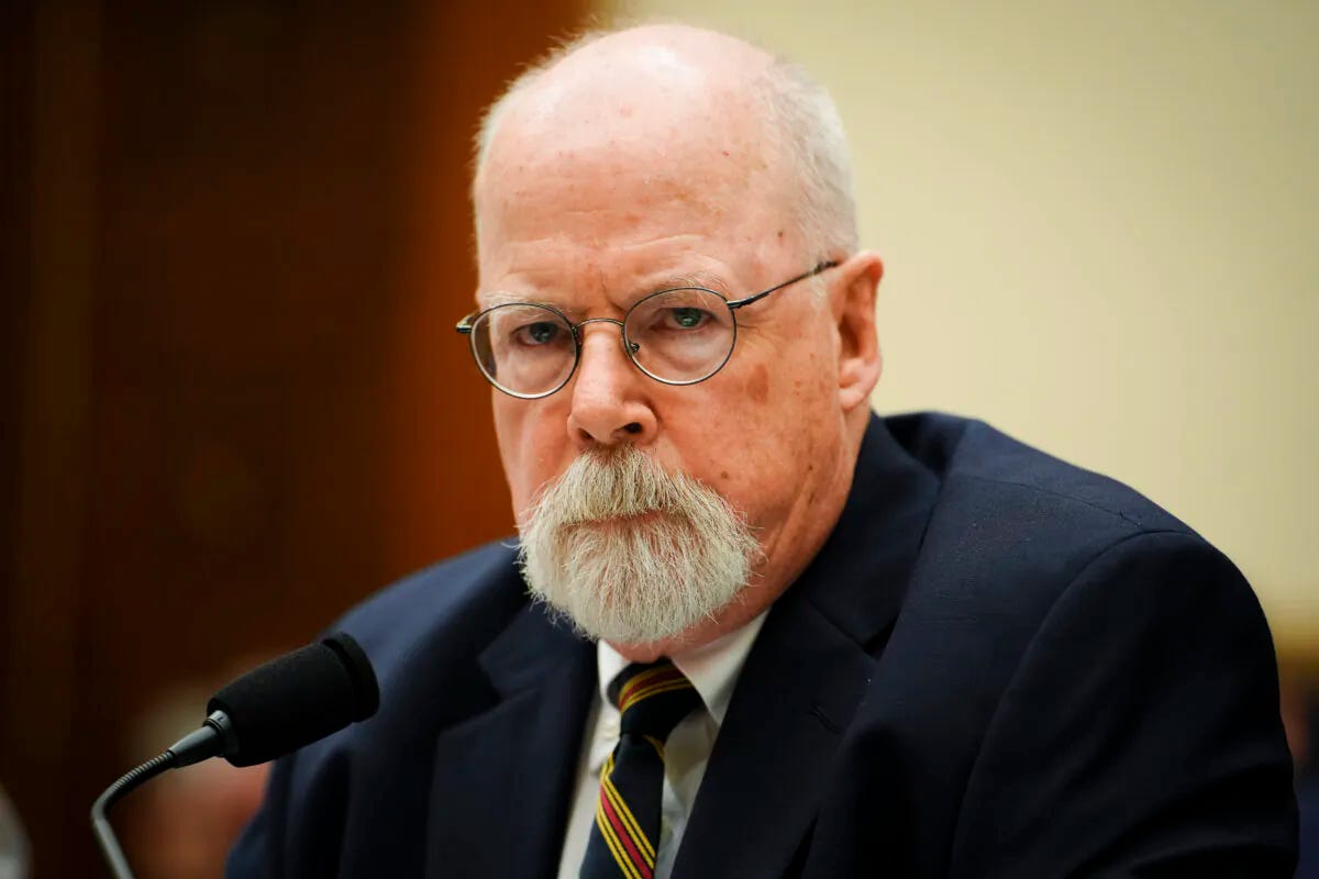 Special counsel John Durham speaks before the House Judiciary Committee in Washington on June 21, 2023. (Madalina Vasiliu/Epoch Times)