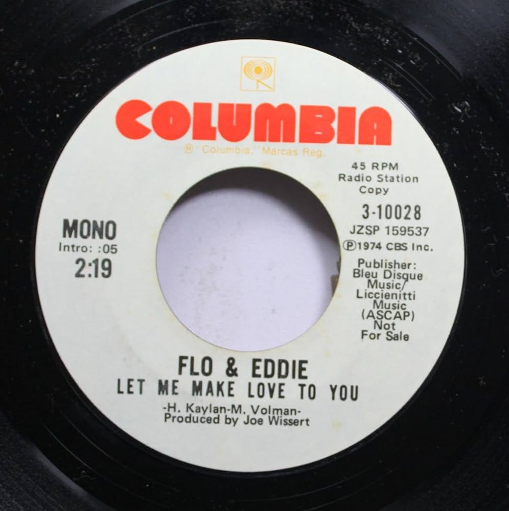 Flo & Eddie 45 RPM Let Me Make Love to You / Let Me Make Love to You -  Amazon.com Music